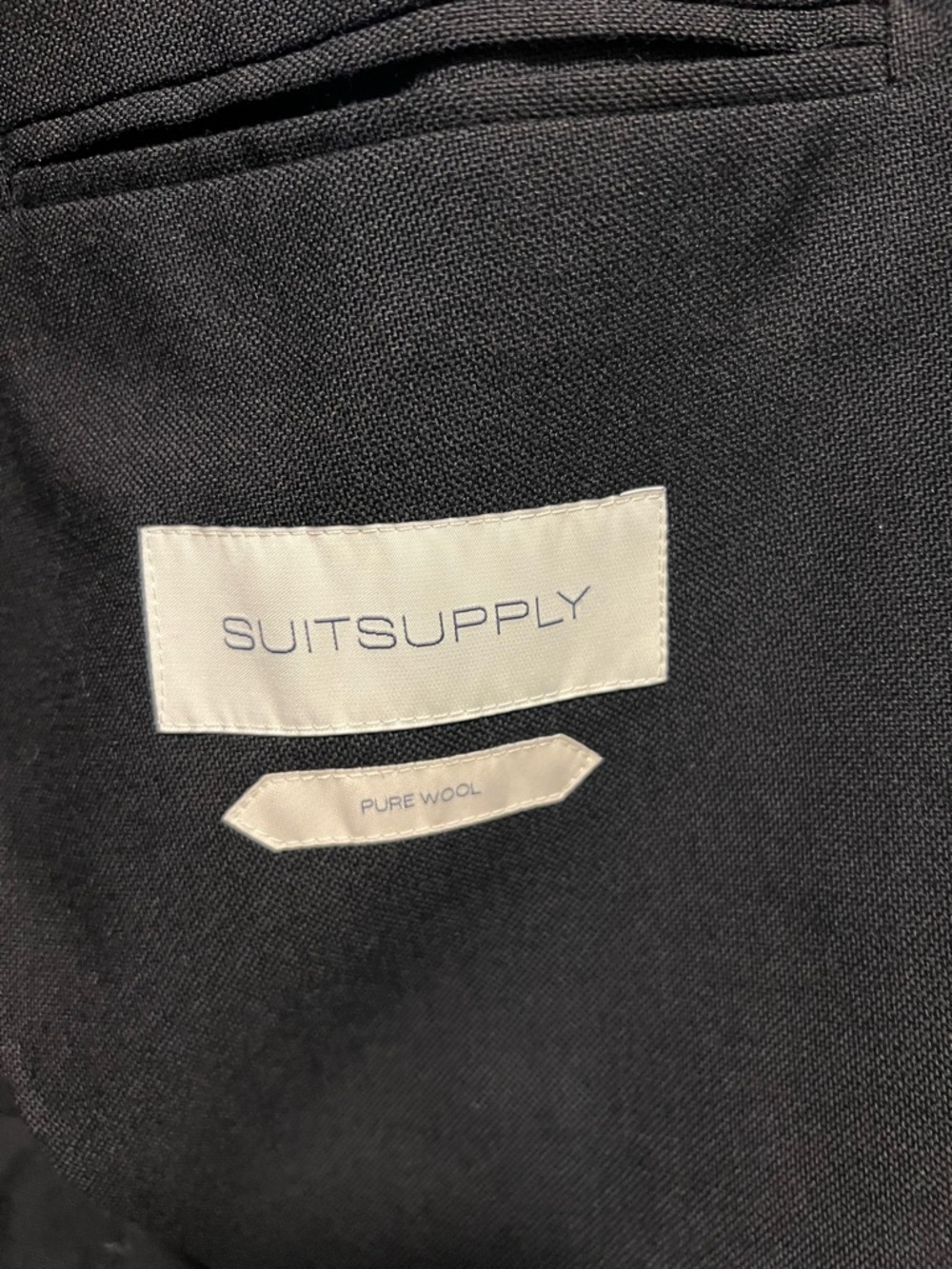 Suitsupply Black Men's Single-Breasted Blazer - Picture 4 of 8